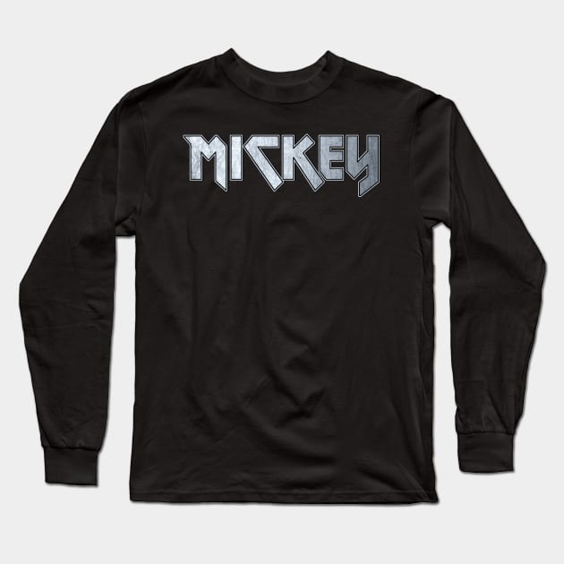 Heavy metal Mickey Long Sleeve T-Shirt by KubikoBakhar